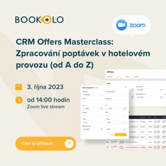 CRM Offers Masterclass: Zpracování poptávek v hotelovém provozu (od A do Z)