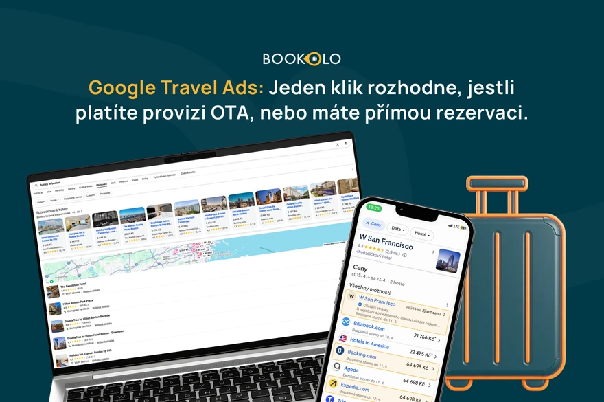 Bookolo + Google Travel Ads: Jak z hotelového feedu udělat stabilní zdroj přímých rezervací