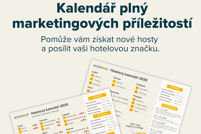 Hotelový kalendář 2025: Plánujte chytře, zvyšte rezervace